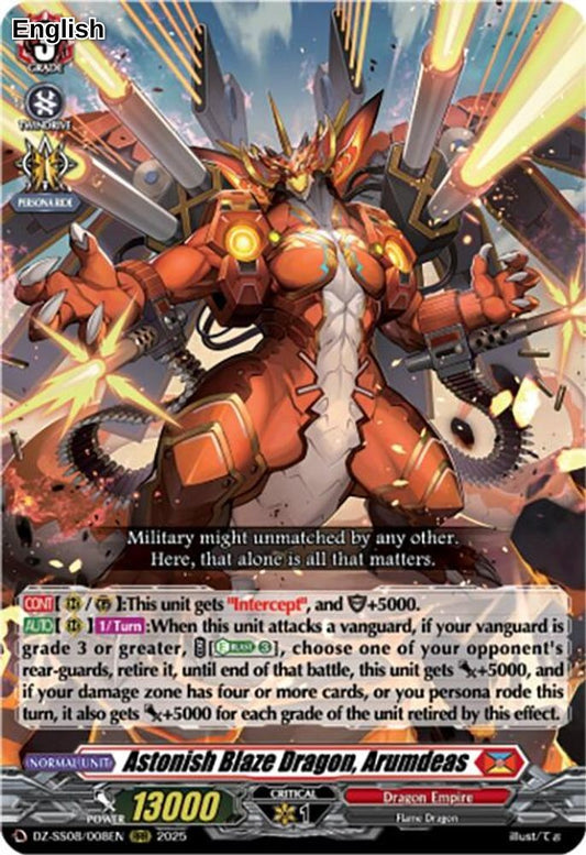 Astonish Blaze Dragon, Arumdeas