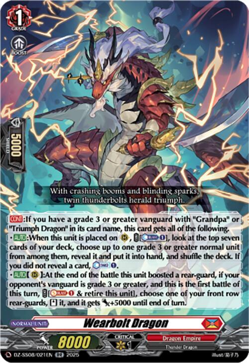 Wearbolt Dragon (DZ-SS08/021EN) [DZ-SS08: Festival Booster 2025]