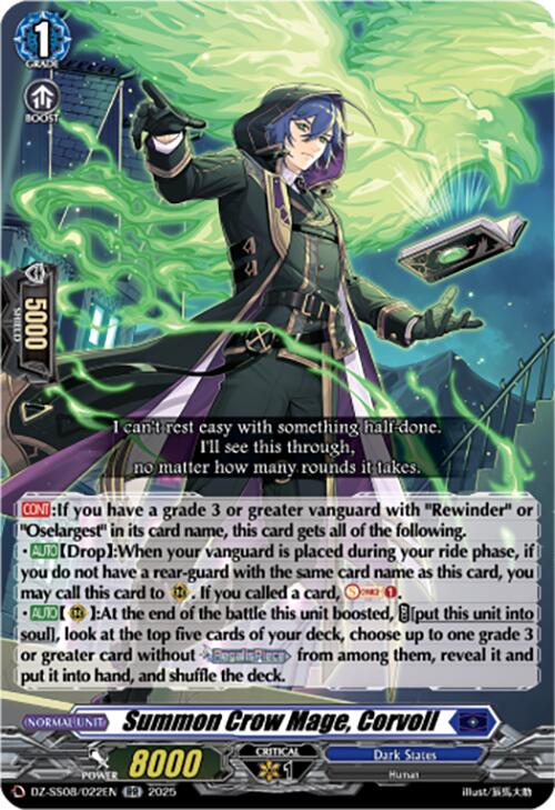 Summon Crow Mage, Corvoll (DZ-SS08/022EN) [Festival Booster 2025]