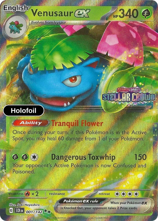 Venusaur ex (Stellar Crown Stamp)