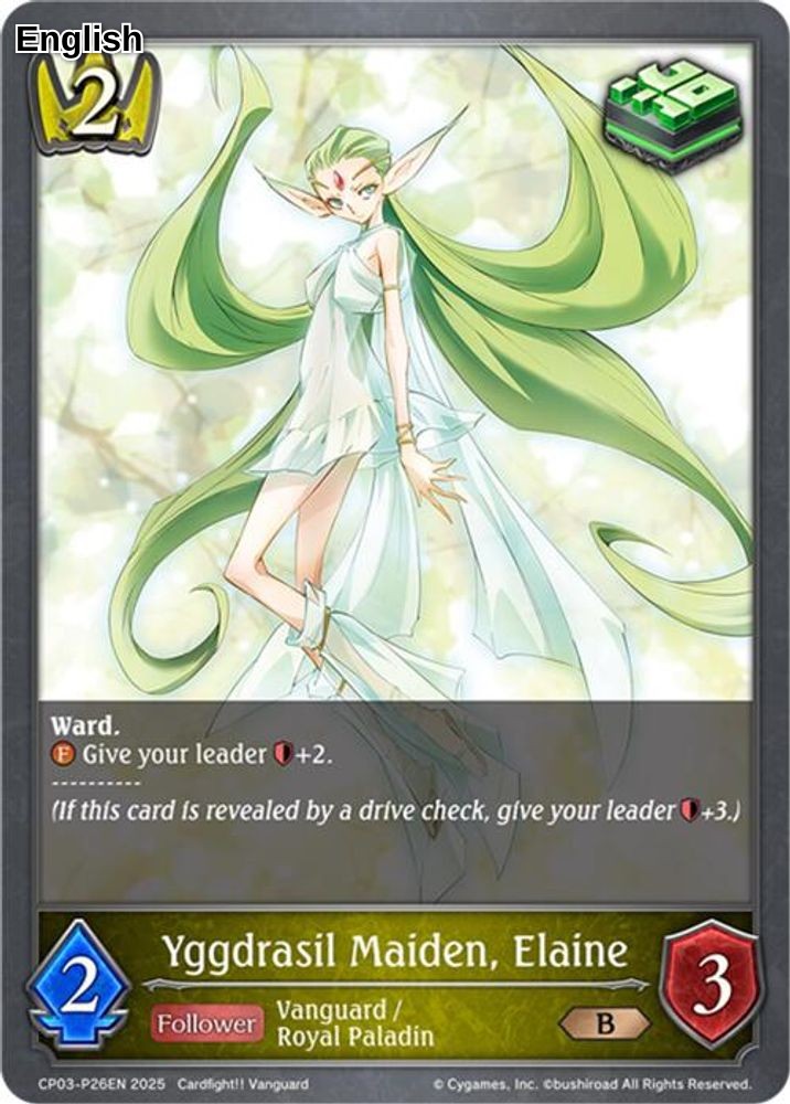 Yggdrasil Maiden, Elaine - P26EN (Foil)