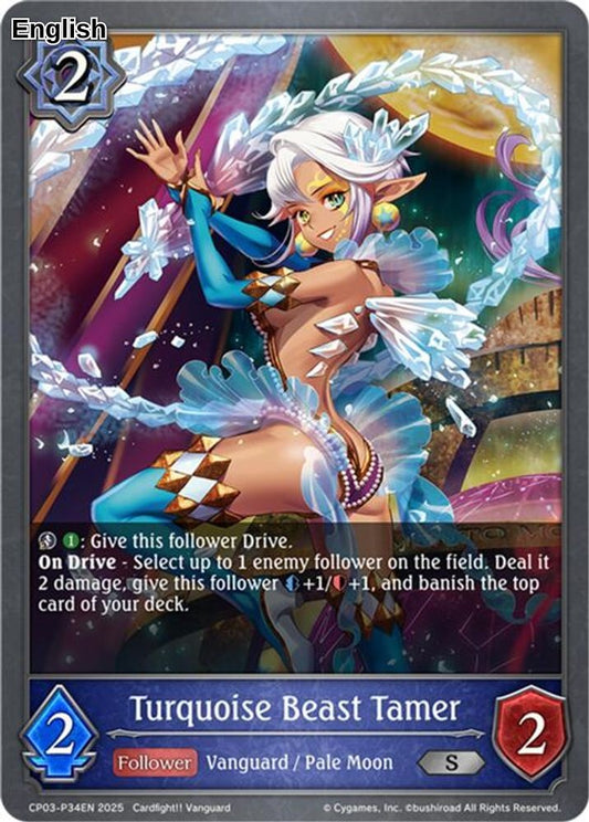 Turquoise Beast Tamer - P34EN (Foil)