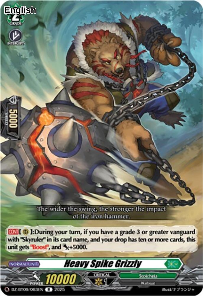 Heavy Spike Grizzly