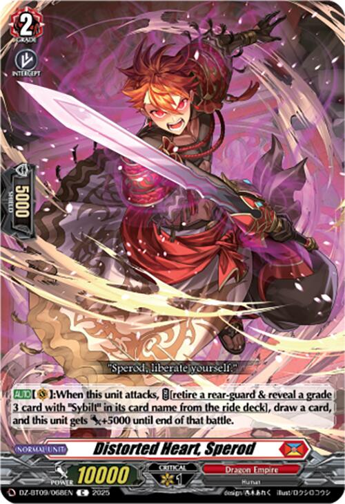 Distorted Heart, Sperod (DZ-BT09/068EN) [Super Brave Detonation]
