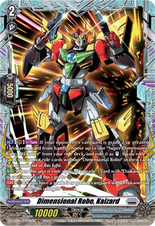 Dimensional Robo, Kaizard (DZ-BT09/FR19EN) [DZ-BT09: Super Brave Detonation]