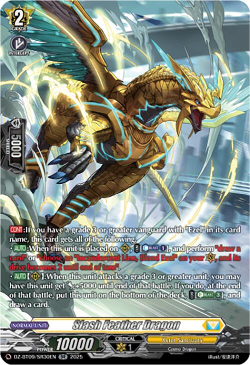Slash Feather Dragon (DZ-BT09/SR30EN) [DZ-BT09: Super Brave Detonation]