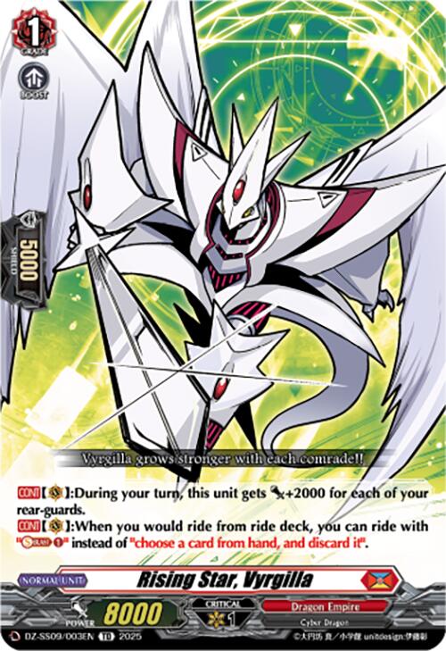 Rising Star, Vyrgilla (DZ-SS09/003EN) [Zero Tendo Start Deck]