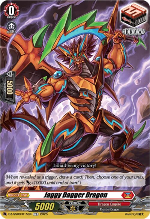 Jaggy Dagger Dragon (DZ-SS09/015EN) [Zero Tendo Start Deck]