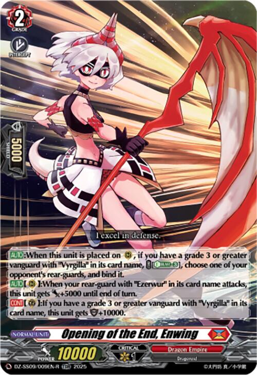 Opening of the End, Enwing (TDR) (DZ-SS09/009EN-R) [Zero Tendo Start Deck]