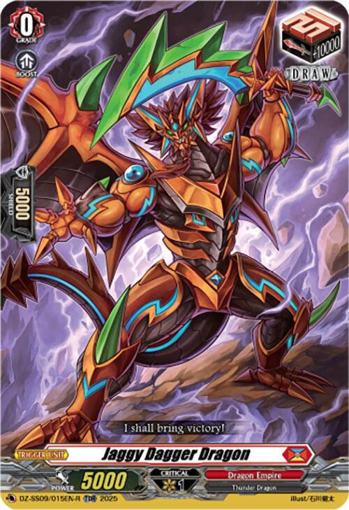Jaggy Dagger Dragon (TDR) (DZ-SS09/015EN-R) [Zero Tendo Start Deck]