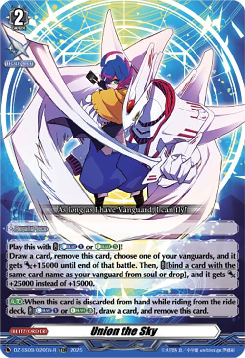Union the Sky (TDR) (DZ-SS09/020EN-R) [Zero Tendo Start Deck]