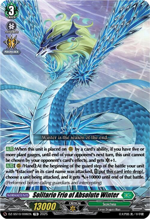 Solitario Frio of Absolute Winter (DZ-SS10/006EN) [Shiki Otei Start Deck]