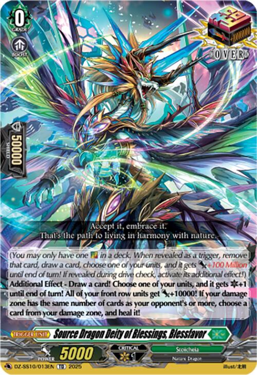Source Dragon Deity of Blessings, Blessfavor (DZ-SS10/013EN) [Shiki Otei Start Deck]
