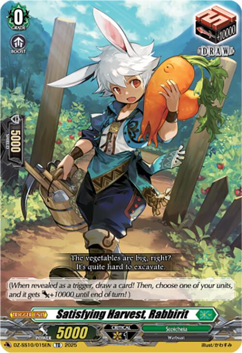 Satisfying Harvest, Rabbirit (DZ-SS10/015EN) [Shiki Otei Start Deck]
