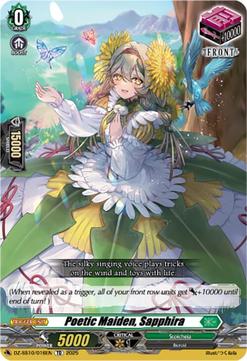 Poetic Maiden, Sapphira (DZ-SS10/016EN) [Shiki Otei Start Deck]
