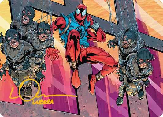 Scarlet Spider, Ben Reilly Art Card (Gold-Stamped Signature) [Marvel's Spider-Man Art Series]