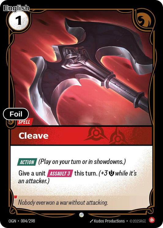 Cleave [OGN - 004/298] C Origins - Foil