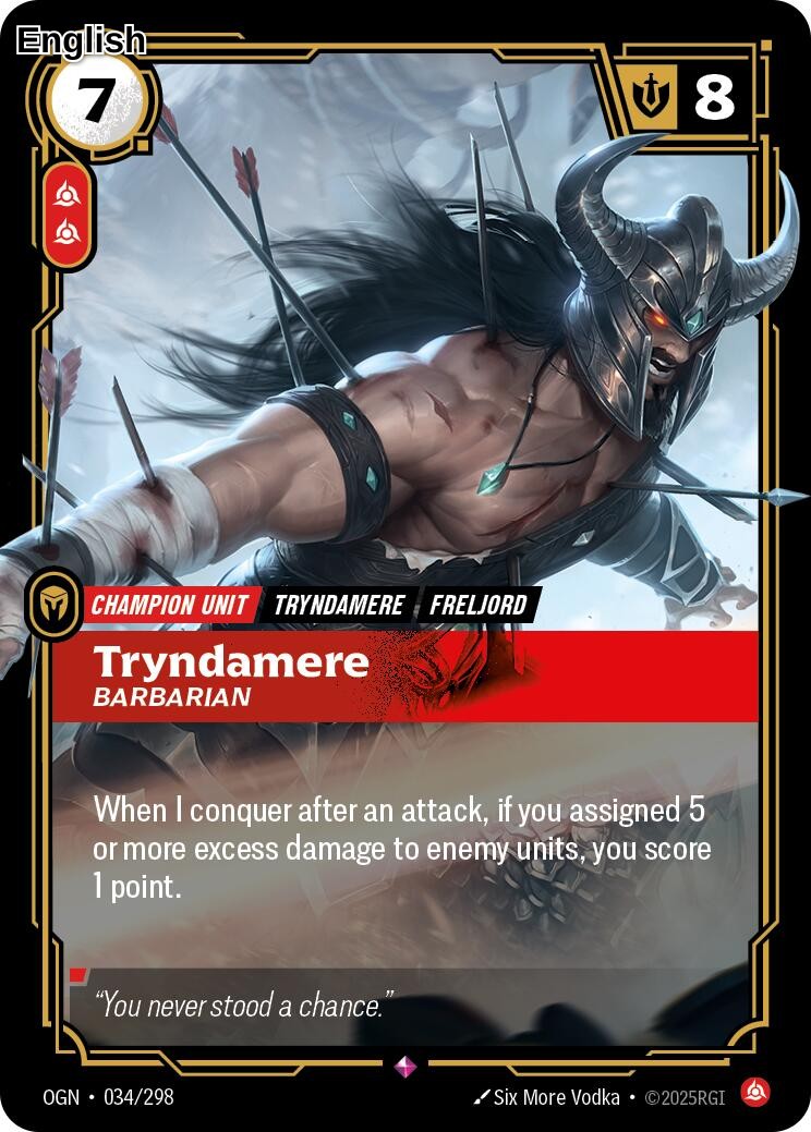 Tryndamere - Barbarian