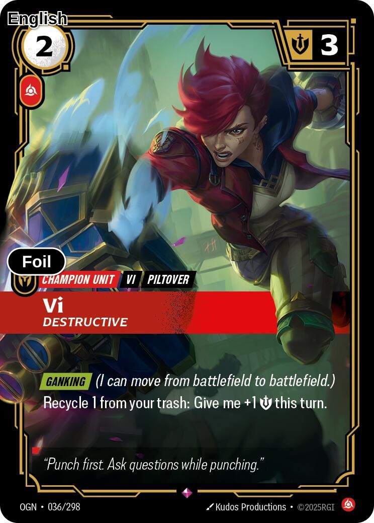 Vi, Destructive