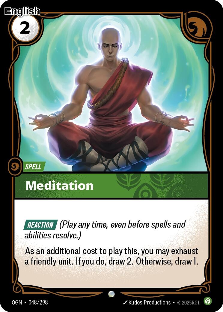 Meditation [OGN - 048/298] C Origins