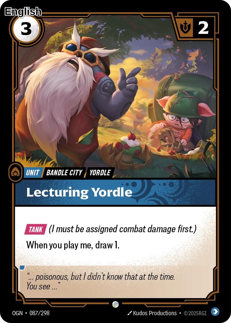 Lecturing Yordle