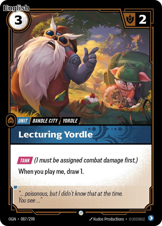 Lecturing Yordle