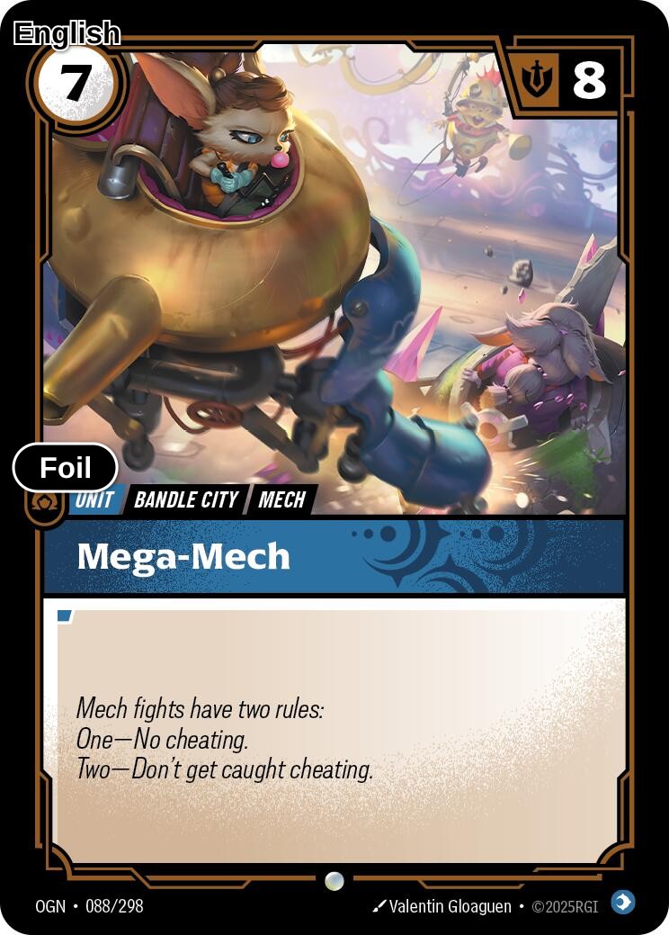Mega-Mech [OGN - 088/298] C Origins - Foil