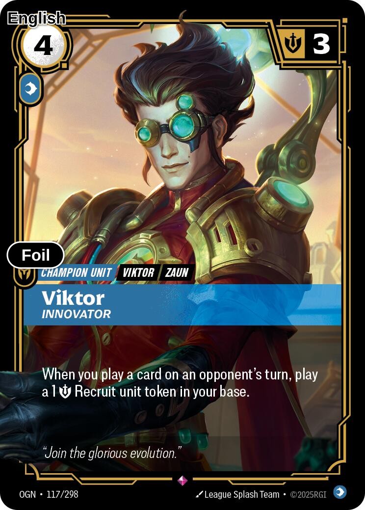 Viktor, Innovator