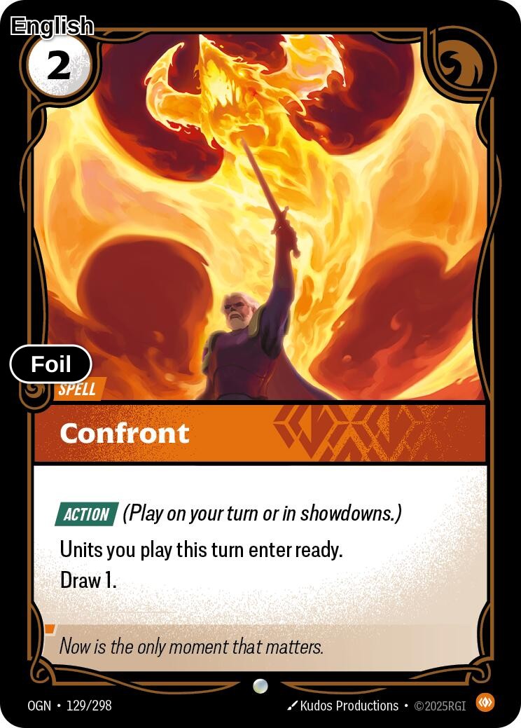 Confront [OGN - 129/298] C Origins - Foil