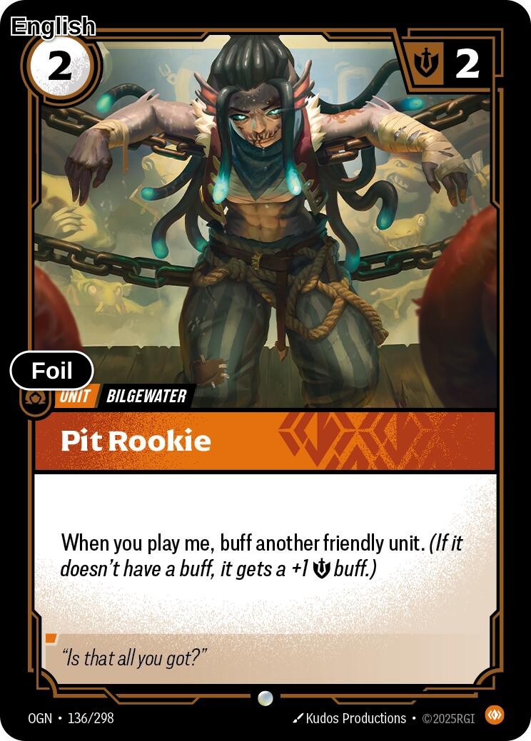 Pit Rookie [OGN - 136/298] C Origins - Foil