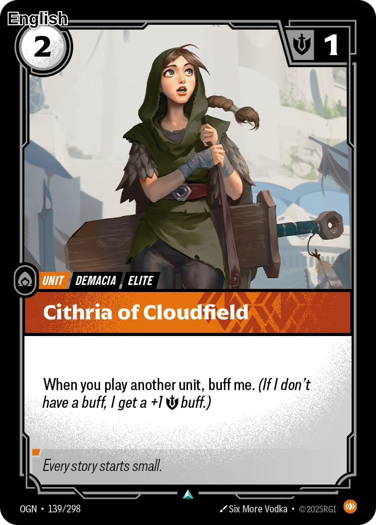 Cithria of Cloudfield [OGN - 139/298] U Origins