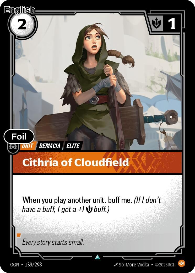 Cithria of Cloudfield [OGN - 139/298] U Origins - Foil
