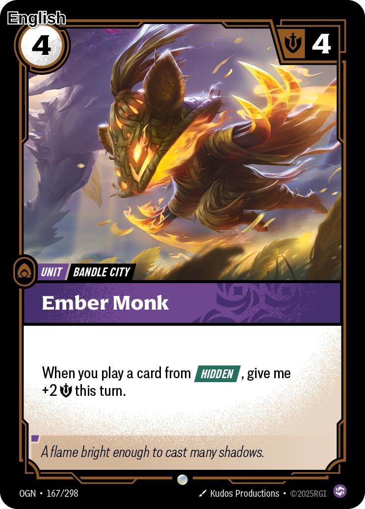 Ember Monk [OGN - 167/298] C Origins