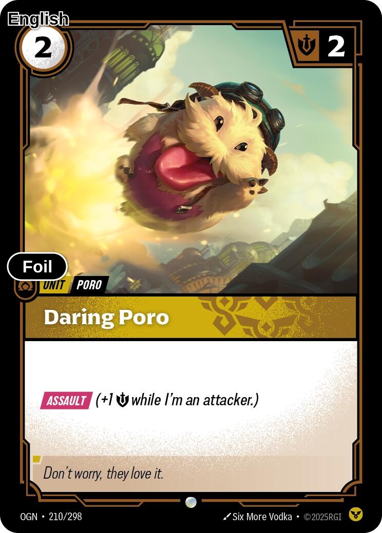 Daring Poro [OGN - 210/298] C Origins - Foil