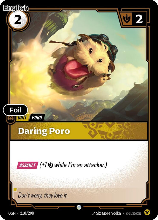 Daring Poro [OGN - 210/298] C Origins - Foil