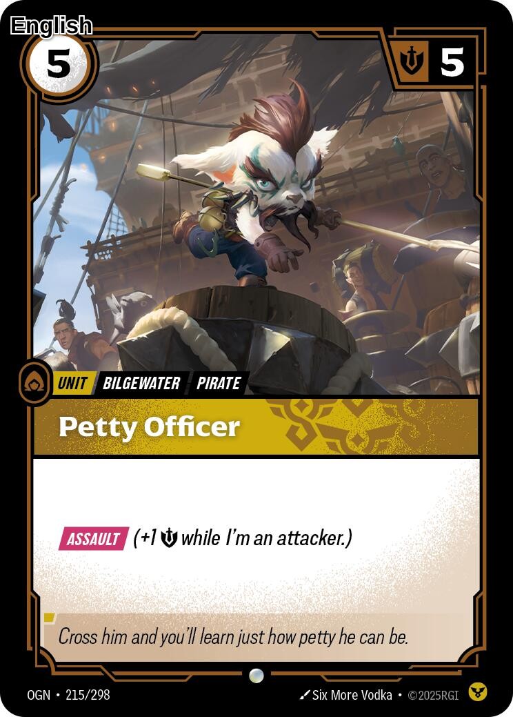 Petty Officer [OGN - 215/298] C Origins
