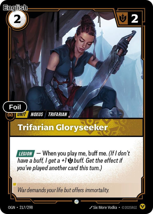 Trifarian Gloryseeker [OGN - 217/298] C Origins - Foil