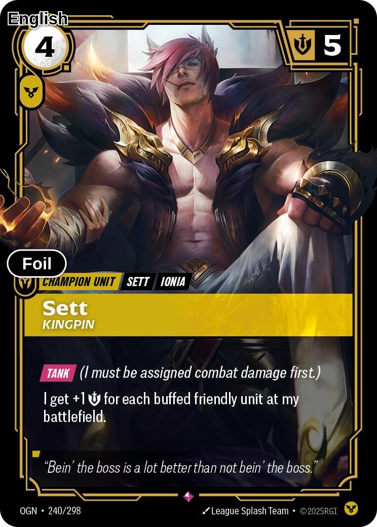 Sett, Kingpin