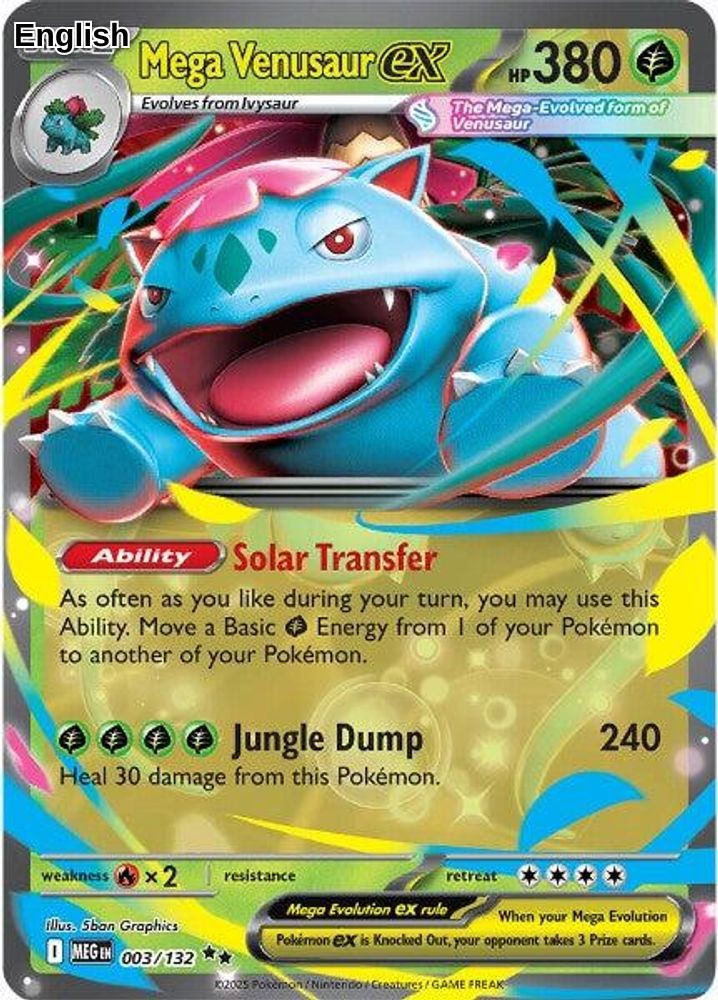 Mega Venusaur ex - 003/132