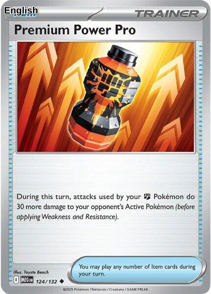 Premium Power Pro - 124/132 [MEG - 124/132] ME01: Mega Evolution