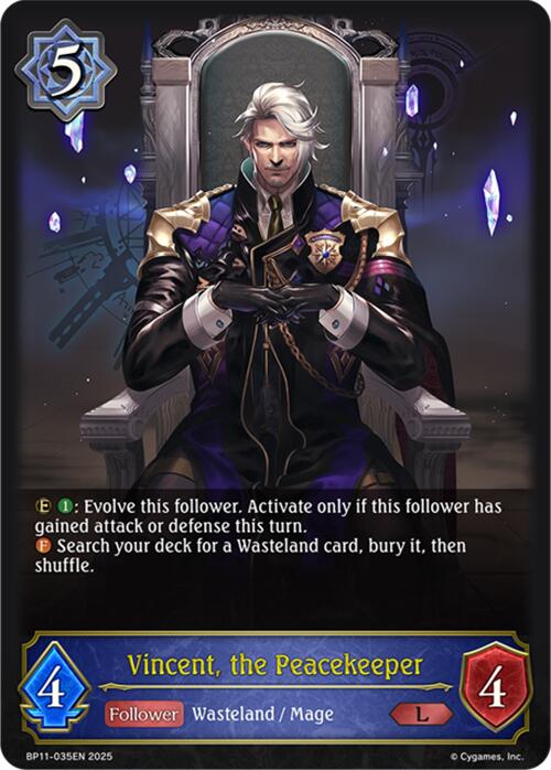 Vincent, the Peacekeeper (BP11-035EN) [Bullet of Fate]