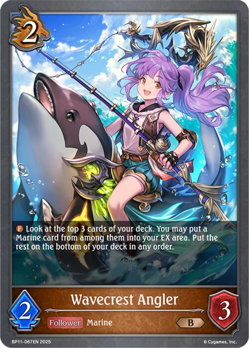 Wavecrest Angler (BP11-067EN) [Bullet of Fate]