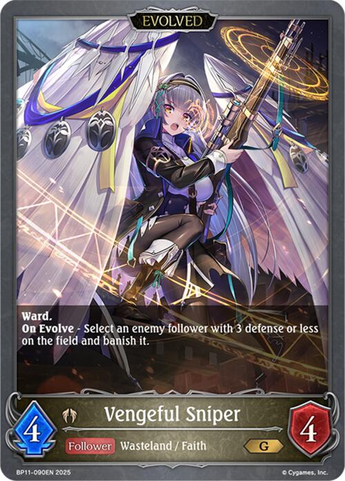 Vengeful Sniper (Evolved) (BP11-090EN) [Bullet of Fate]