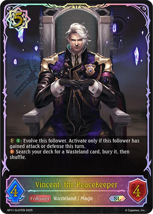 Vincent, the Peacekeeper (BP11-SL07EN) [Bullet of Fate]