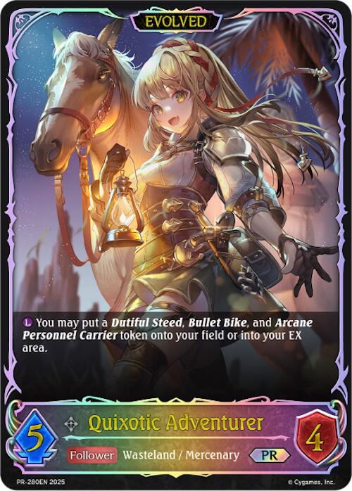 Quixotic Adventurer (Evolved) (PR-280EN) [Promotional Cards]