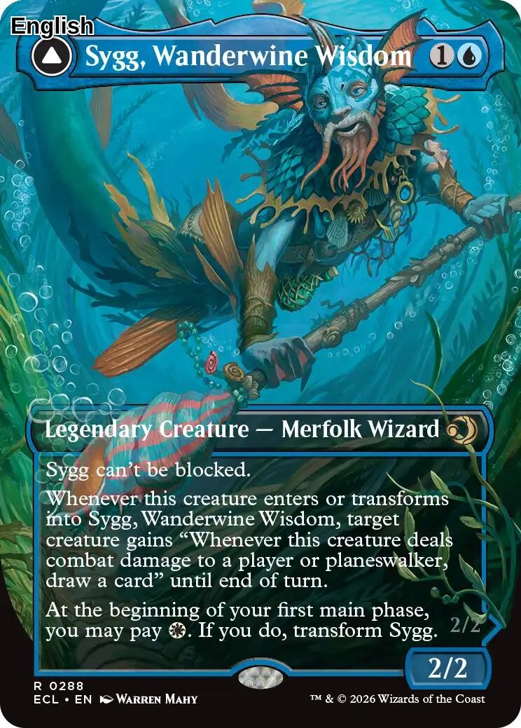 Sygg, Wanderwine Wisdom (Borderless) [ECL - 288] Lorwyn Eclipsed