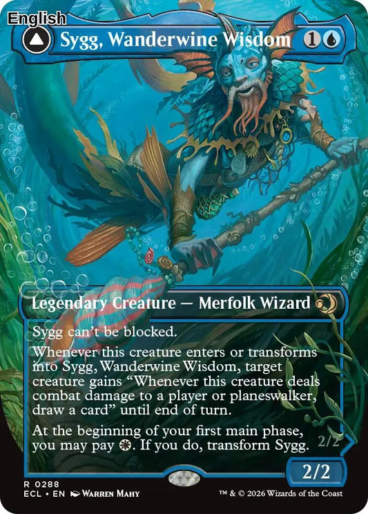 Sygg, Wanderwine Wisdom (Borderless) [ECL - 288] Lorwyn Eclipsed