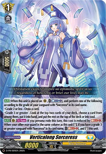 Verticalong Sorceress (D-PR/920EN) [D Promo Cards]