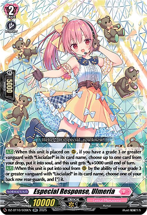 Especial Response, Ulmeria (DZ-BT10/039EN) [Dragonsoul Resonance]