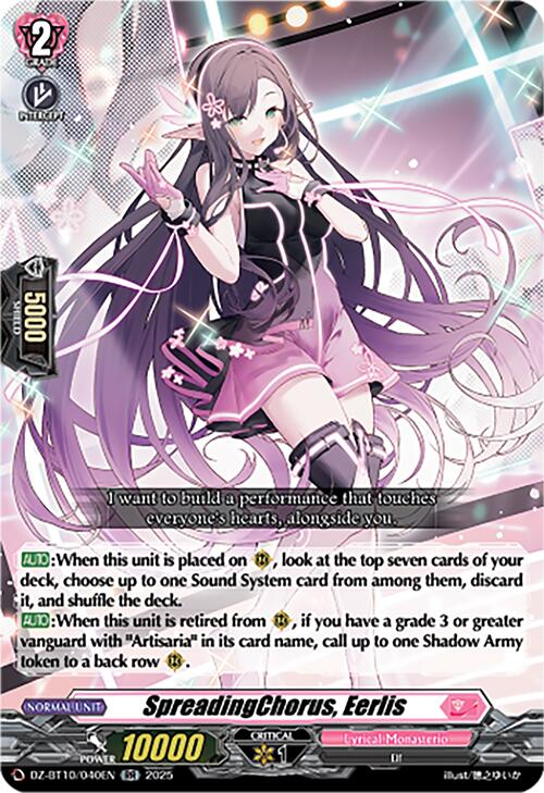 SpreadingChorus, Eerlis (DZ-BT10/040EN) [Dragonsoul Resonance]